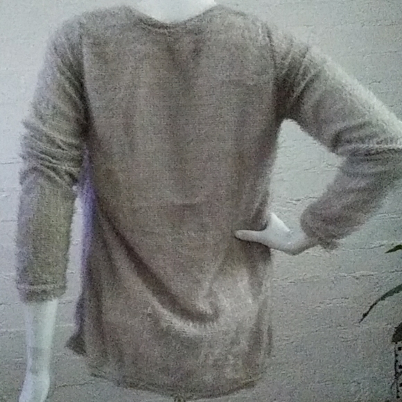 Brand NWOT Sweater, Pull on, Wrap Med Black - Picture 3 of 8